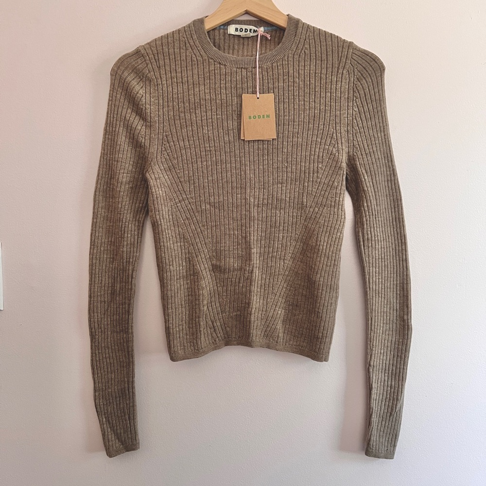 NWT Boden Ribbed Merino Sweater - Picture 6 of 10